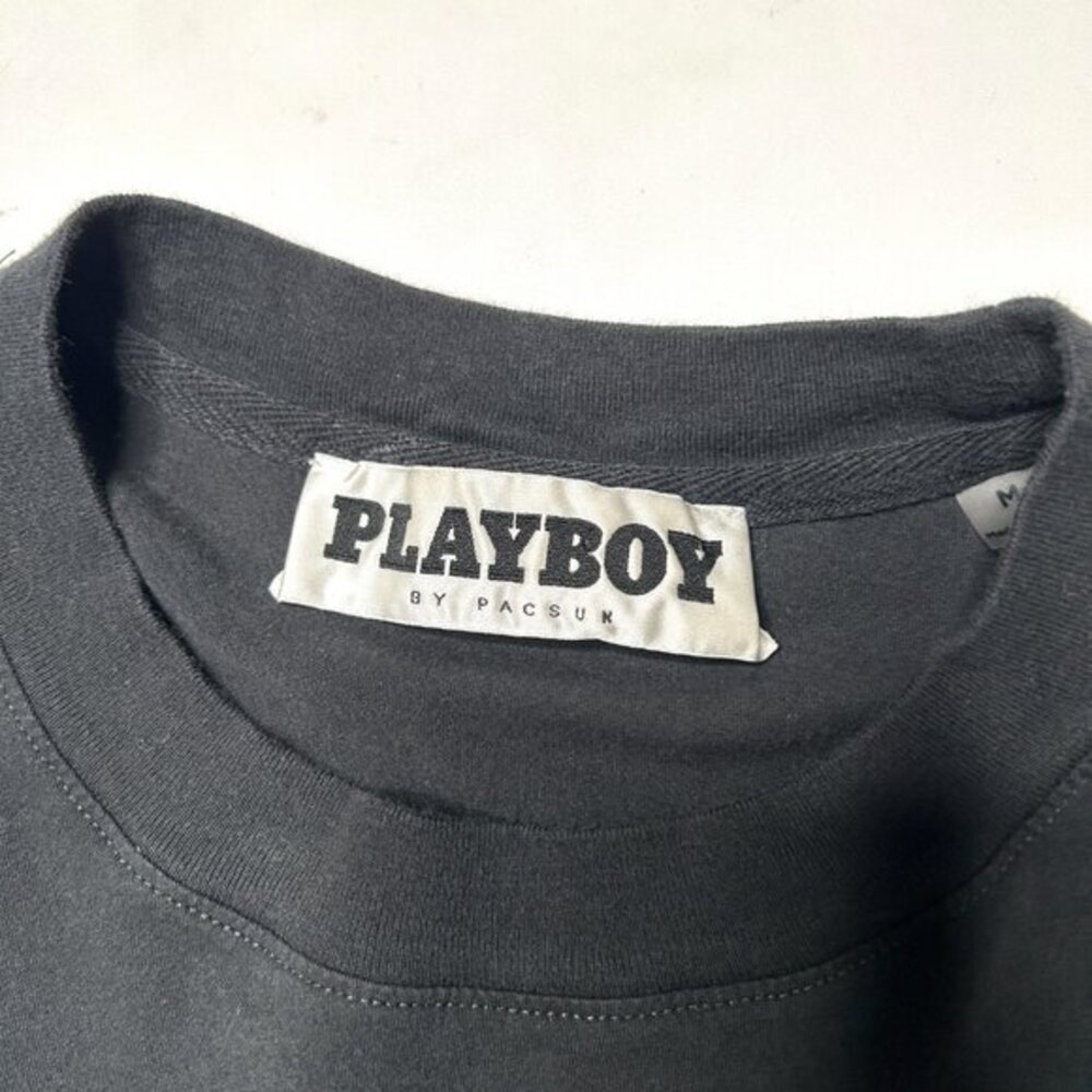 Playboy x PacSun Black Tee | Men’s M | Surf‎ Club Graphic 🏖️ - Picture 3 of 4